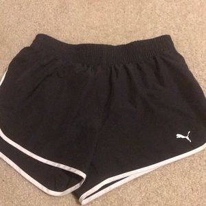 Black Puma Athletic Shorts